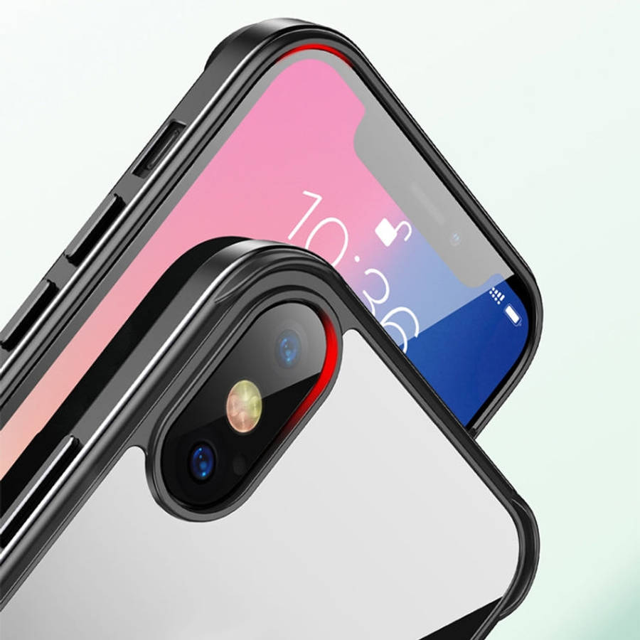 SULADA Shockproof Aviation Aluminum Metal Frame + Nano Glass + TPU Protective Case, For iPhone XR...