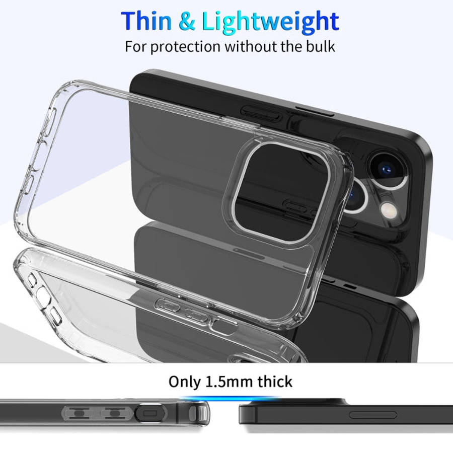 Clear Crystal Acrylic +TPU Four-corner Shockproof Case, For iPhone 13