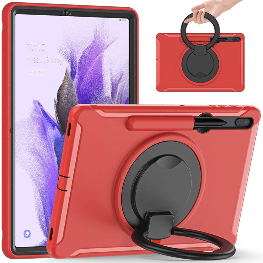 Shockproof TPU + PC Protective Case with 360 Degree Rotation Foldable Handle Grip Holder & Pen Sl...