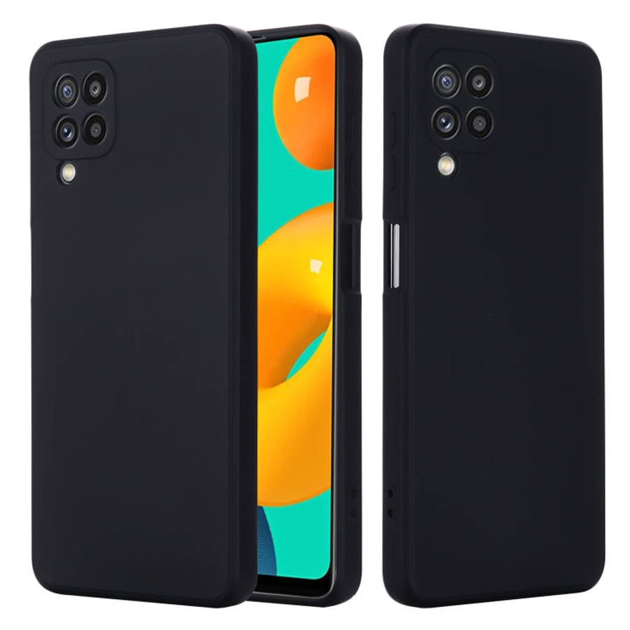 Solid Color Liquid Silicone Dropproof Full Coverage Protective Case, For Samsung Galaxy M32 4G In...