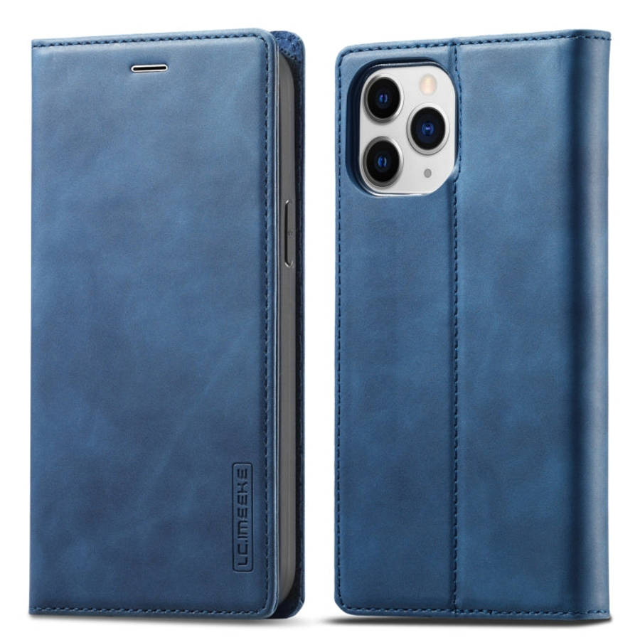 LC.IMEEKE Strong Magnetic PU + Matte TPU Horizontal Flip Leather Case with Holder & Card Slots & ...