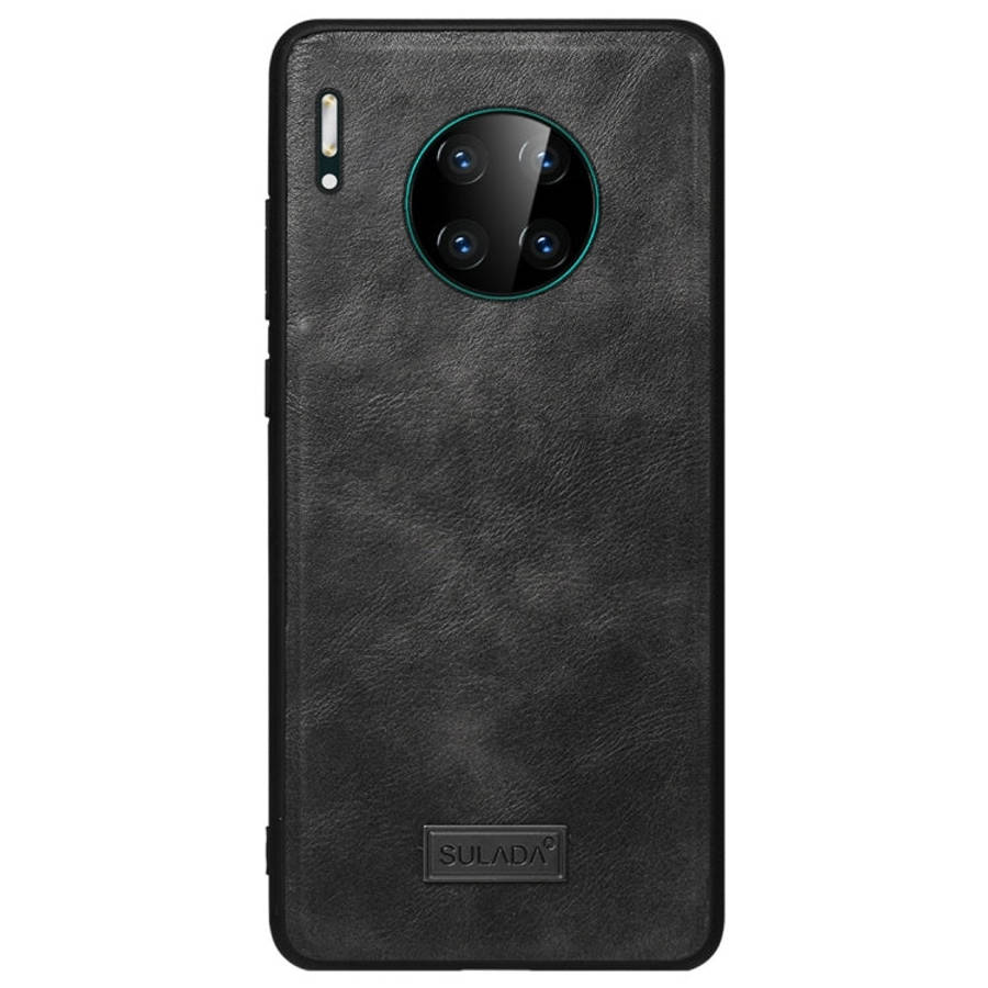 SULADA Shockproof TPU + Handmade Leather Protective Case, For Huawi Mate 30, For Huawi Mate 30 Pr...