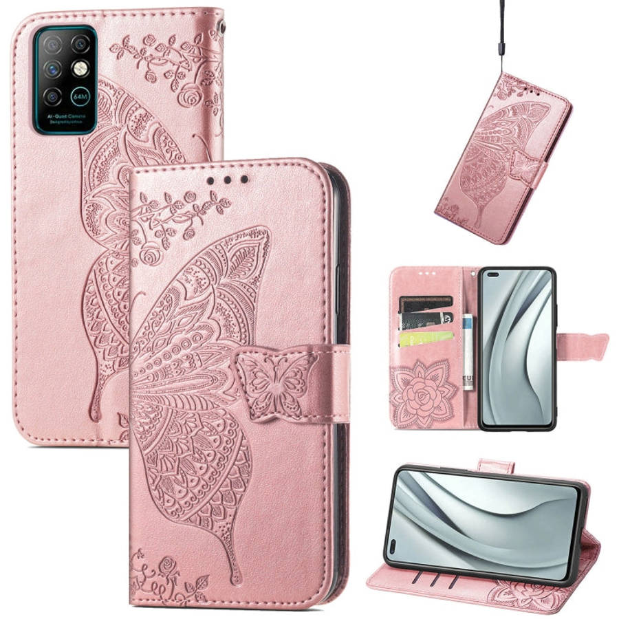 Butterfly Love Flowers Embossed Horizontal Flip Leather Case with Holder & Card Slots & Wallet & ...