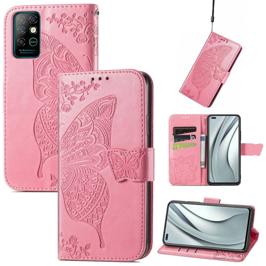 Butterfly Love Flowers Embossed Horizontal Flip Leather Case with Holder & Card Slots & Wallet & ...