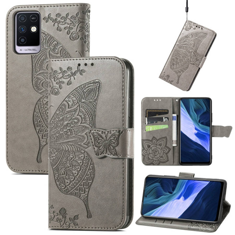 Butterfly Love Flowers Embossed Horizontal Flip Leather Case with Holder & Card Slots & Wallet & ...