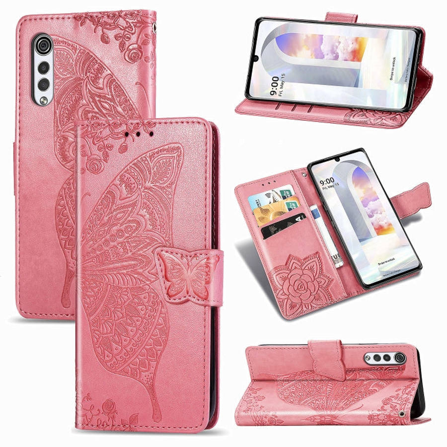 Butterfly Love Flowers Embossed Horizontal Flip Leather Case with Holder & Card Slots & Wallet & ...