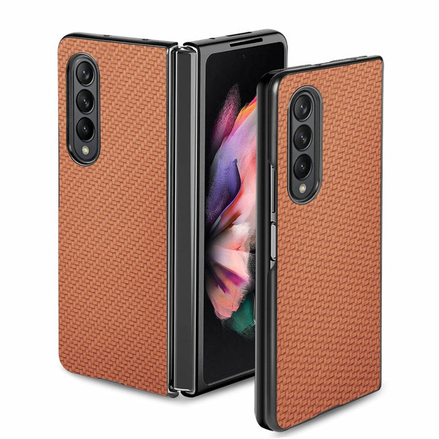 Cross Pattern Slim PC Protective Case, For Samsung Galaxy Z Flip3 5G, For Samsung Galaxy Z Fold3 5G