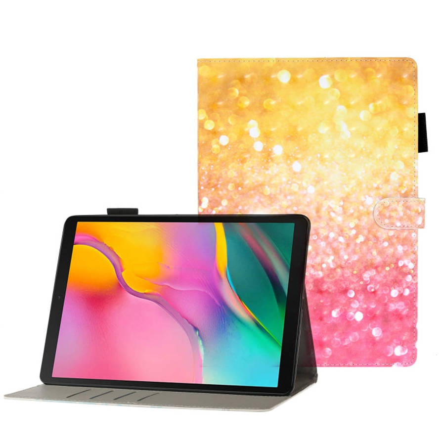 3D Embossing Pattern Horizontal Flip Leather Case with Holder & Card Slots & Wallet, For Galaxy T...