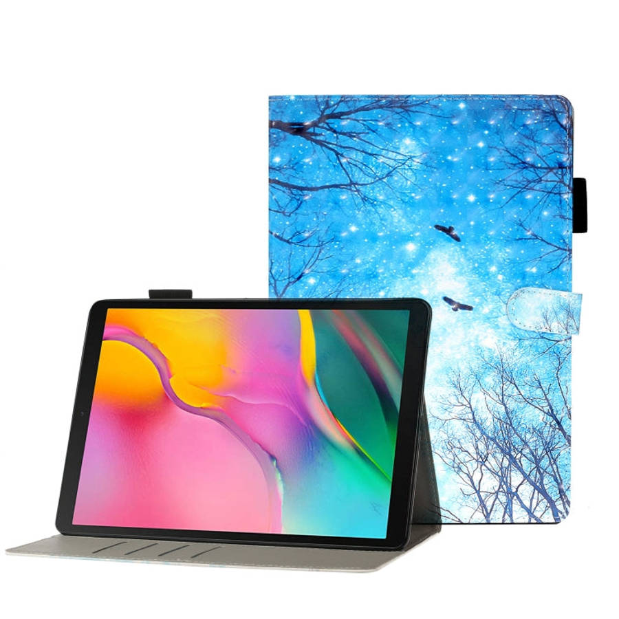 3D Embossing Pattern Horizontal Flip Leather Case with Holder & Card Slots & Wallet, For Galaxy T...