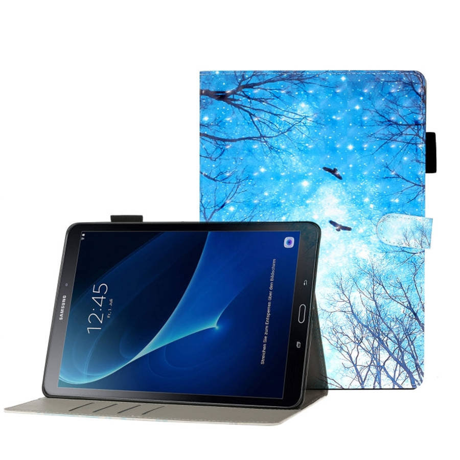 3D Embossing Pattern Horizontal Flip Leather Case with Holder & Card Slots & Wallet, For Galaxy T...