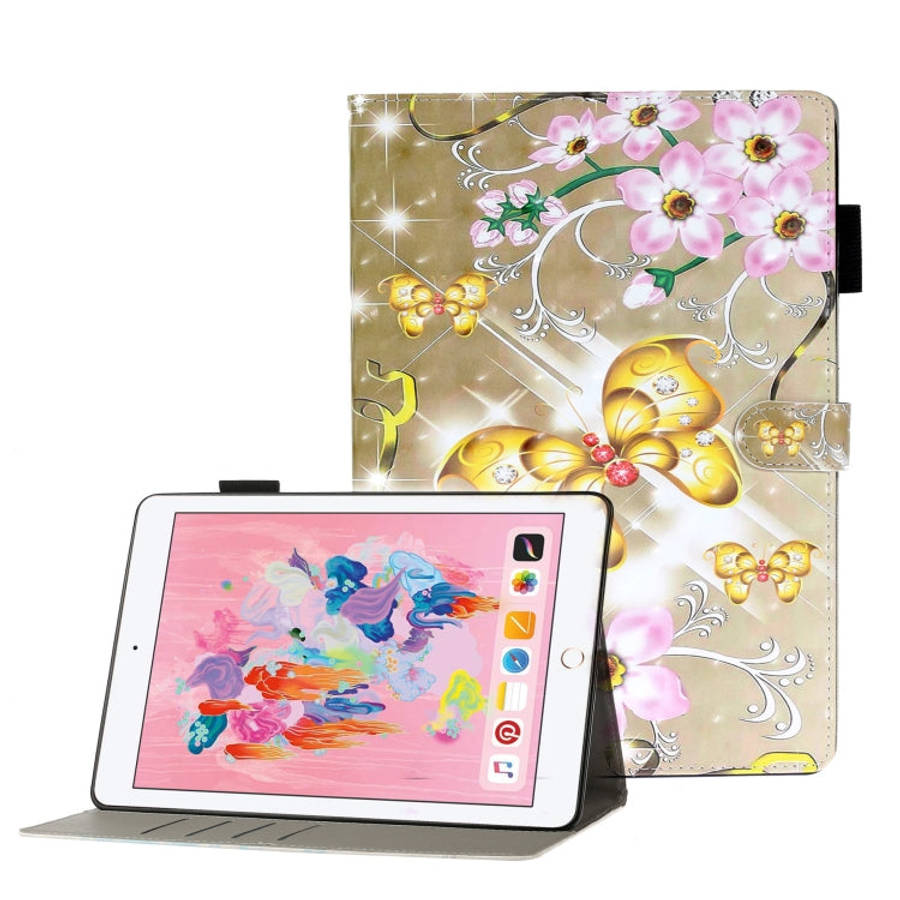 3D Embossing Pattern Horizontal Flip Leather Case with Holder & Card Slots & Wallet, For Galaxy T...