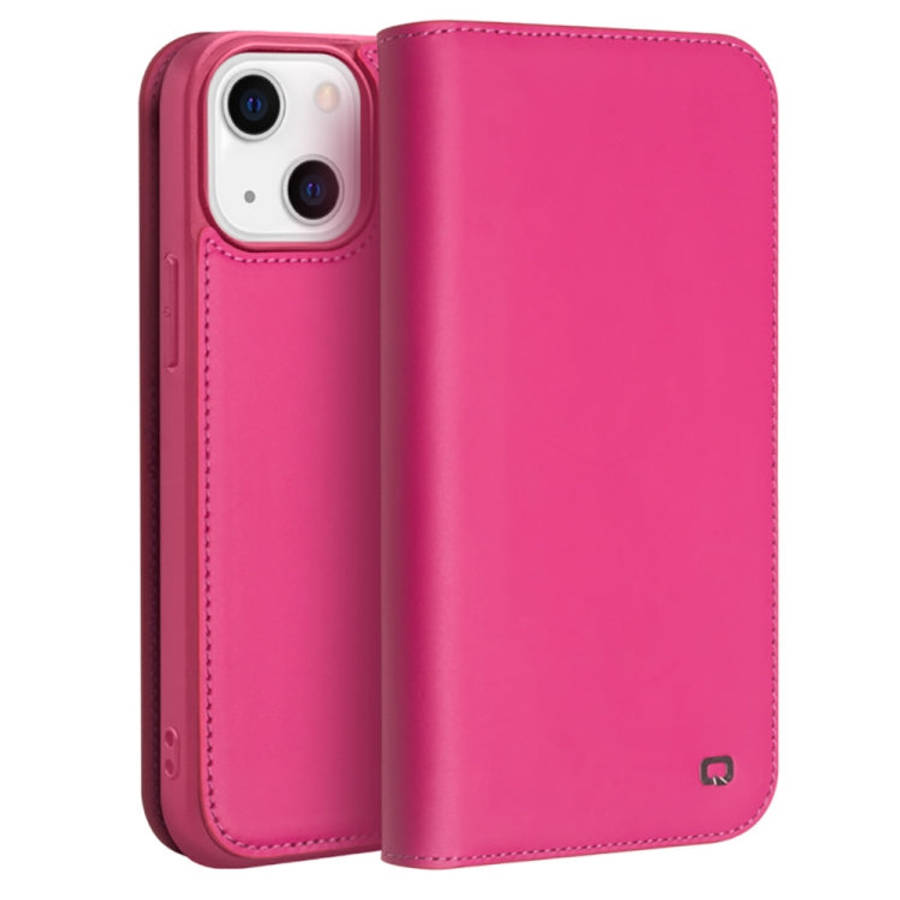 QIALINO Business Horizontal Flip Leather Case with Holder & Card Slots & Wallet, For iPhone 13 Pr...