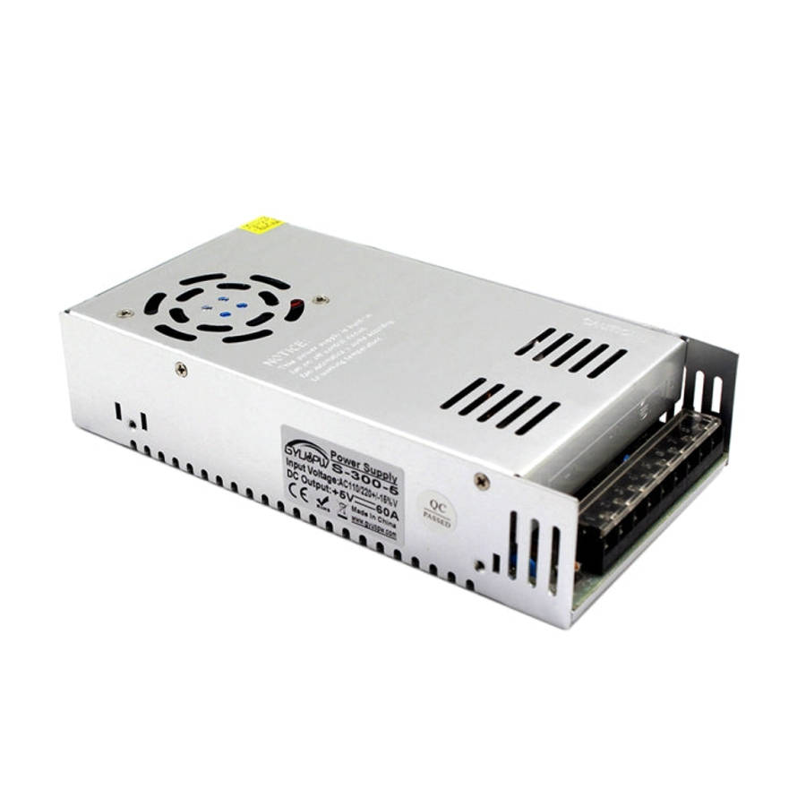Light Bar Regulated Switching Power Supply LED Transformer, Size: 215 x 115 x 50mm, S-300-5 DC5V ...