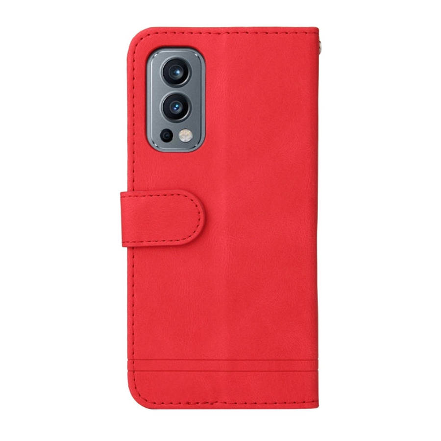 Skin Feel Life Tree Metal Button Horizontal Flip Leather Case with Holder & Card Slot & Wallet & ...