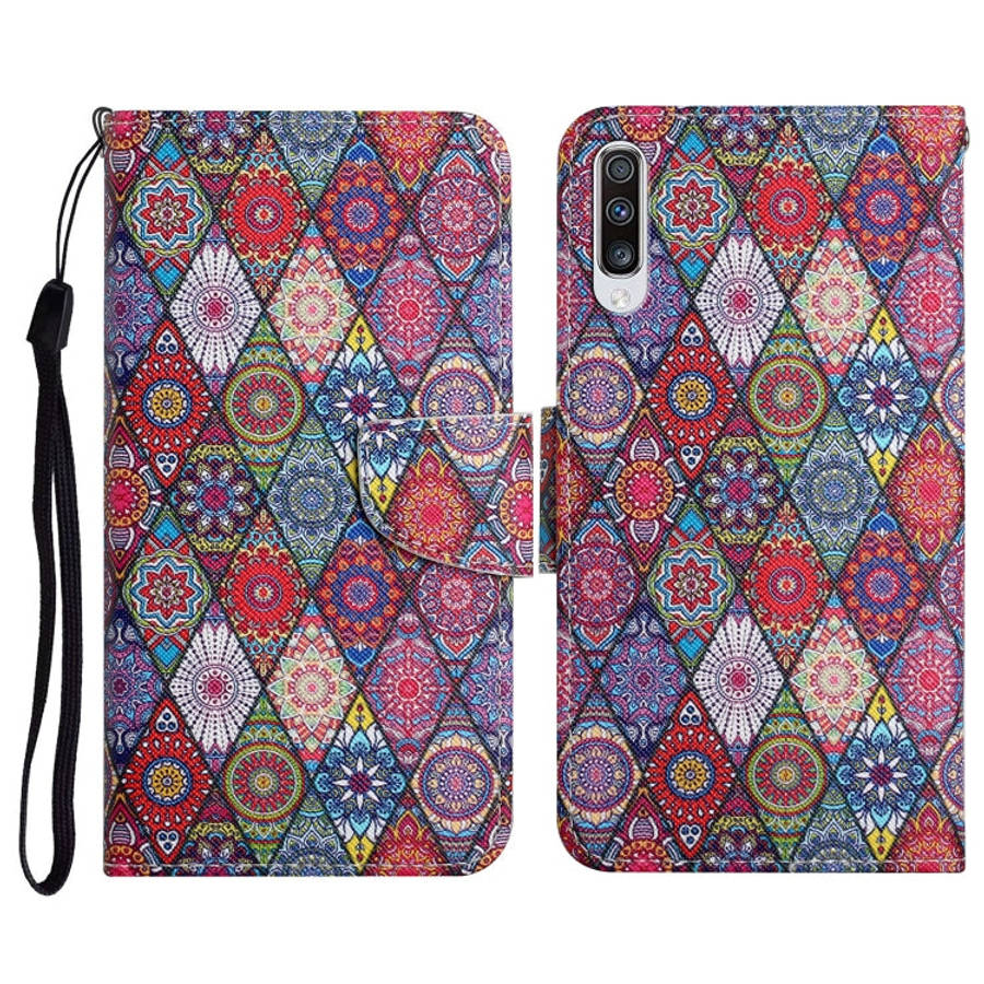 Painted Pattern Horizontal Flip Leather Case with Holder & Card Slot & Wallet, For Samsung Galaxy...