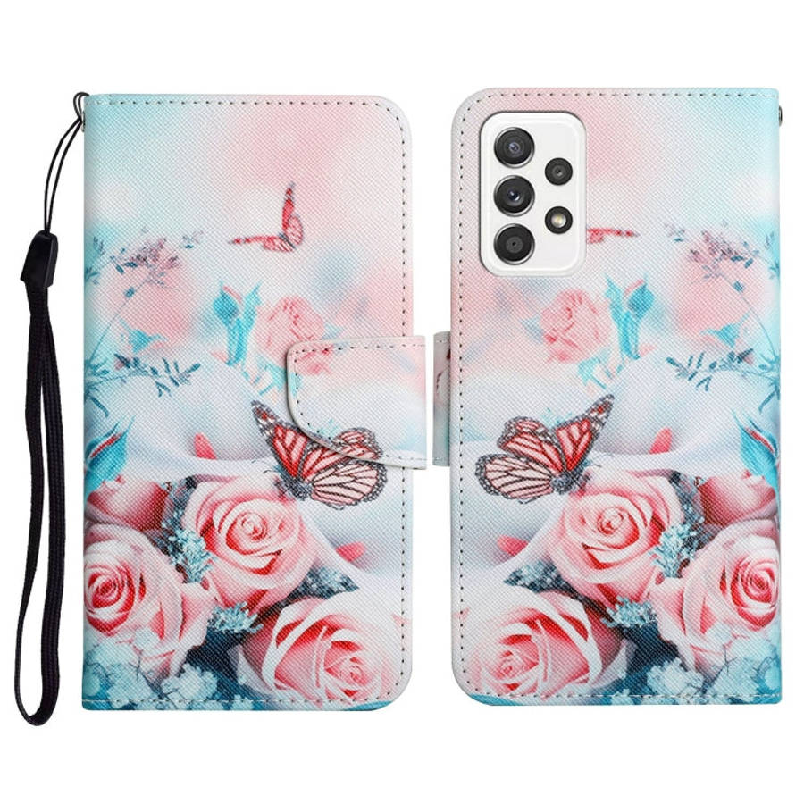 Painted Pattern Horizontal Flip Leather Case with Holder & Card Slot & Wallet, For Samsung Galaxy...