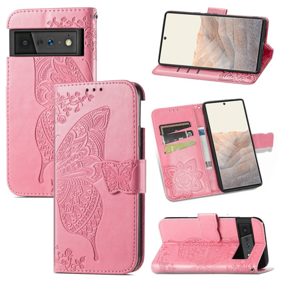 Butterfly Love Flowers Embossed Horizontal Flip Leather Case with Holder & Card Slots & Wallet & ...
