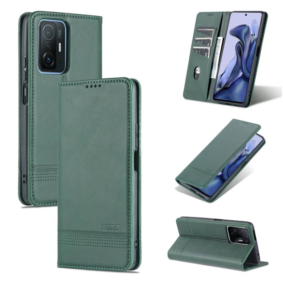AZNS Magnetic Calf Texture Horizontal Flip Phone Leather Case, For Google Pixel 6, For Google Pix...