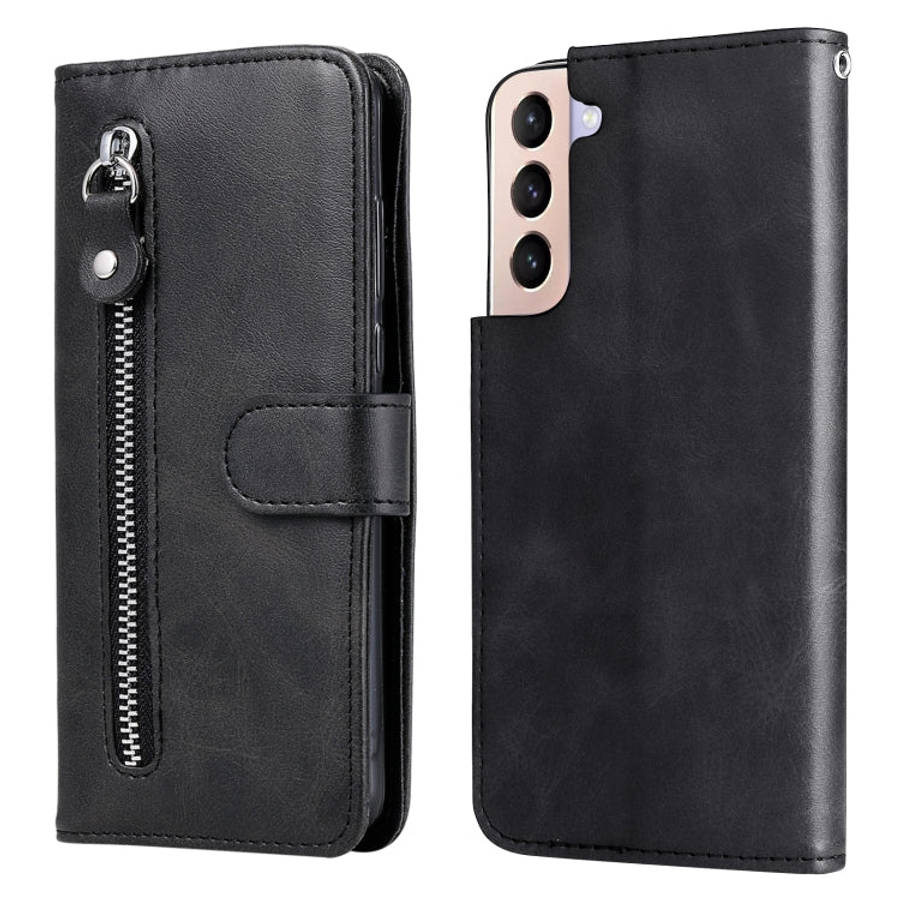 Calf Texture Zipper Horizontal Flip Leather Phone Case, For Samsung Galaxy S22 5G, For Samsung Ga...