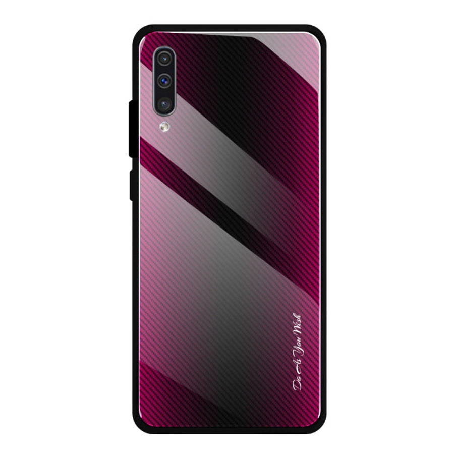 Texture Gradient Glass Protective Case, For Galaxy A50, For Galaxy A80 / A90, For Galaxy Note 9, ...
