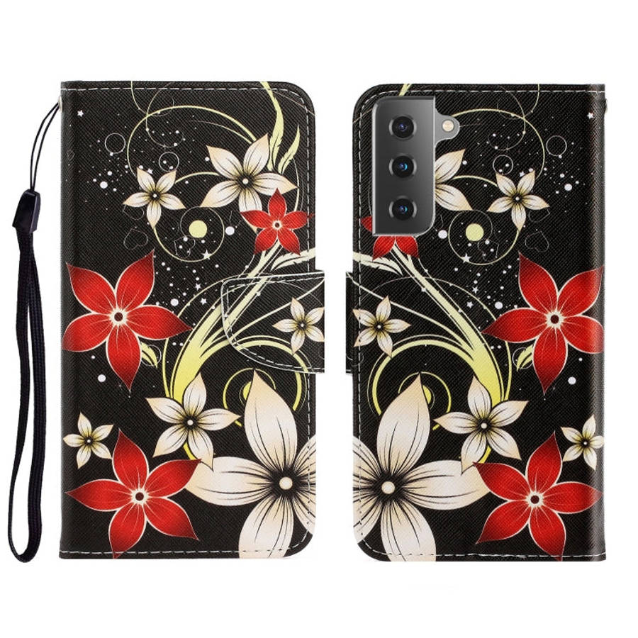 3D Colored Drawing Horizontal Flip Leather Phone Case, For Samsung Galaxy S21 FE 5G, For Samsung ...