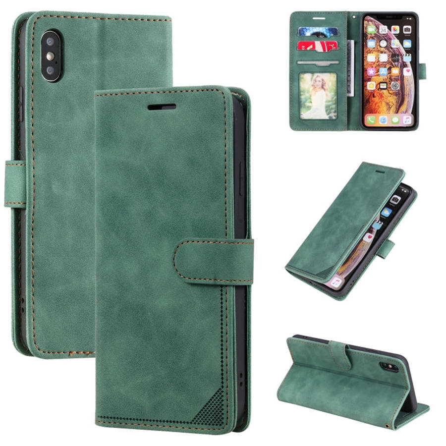 Skin Feel Anti-theft Brush Horizontal Flip Leather Phone Case, For iPhone 11, For iPhone XS Max, ...