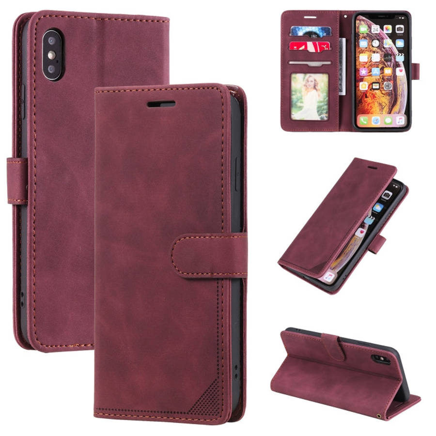 Skin Feel Anti-theft Brush Horizontal Flip Leather Phone Case, For iPhone 11, For iPhone XS Max, ...