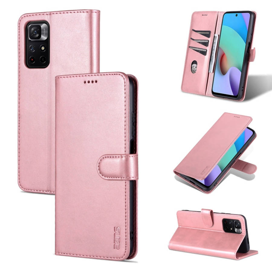 AZNS Skin Feel Calf Texture Horizontal Flip Leather Phone Case with Card Slots & Holder & Wallet,...