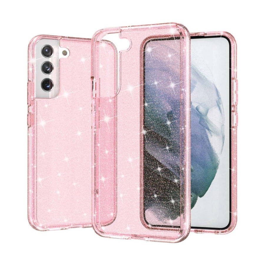 Shockproof Terminator Style Glitter Powder Protective Phone Case, For Samsung Galaxy S22 5G, For ...