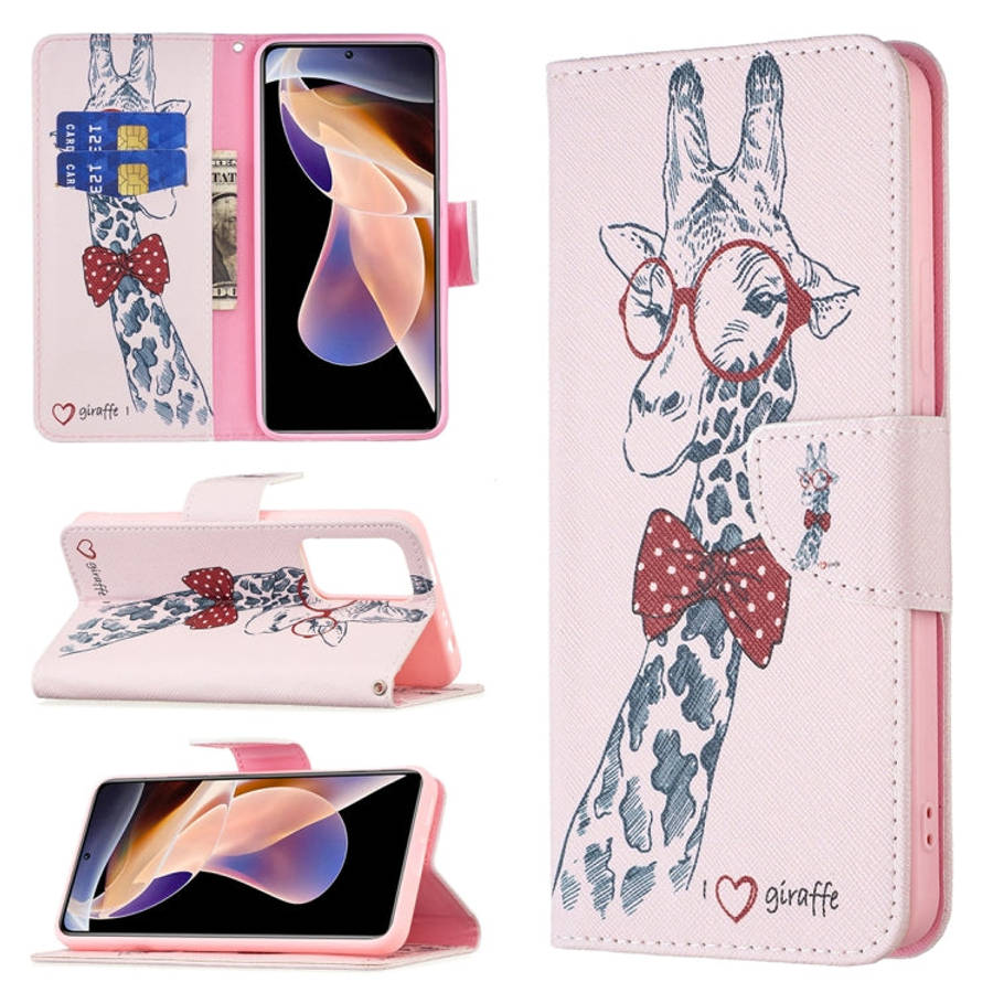Colored Drawing Pattern Leather Phone Case, For Xiaomi Redmi Note 11T 5G / M4 Pro 5G, For Xiaomi ...