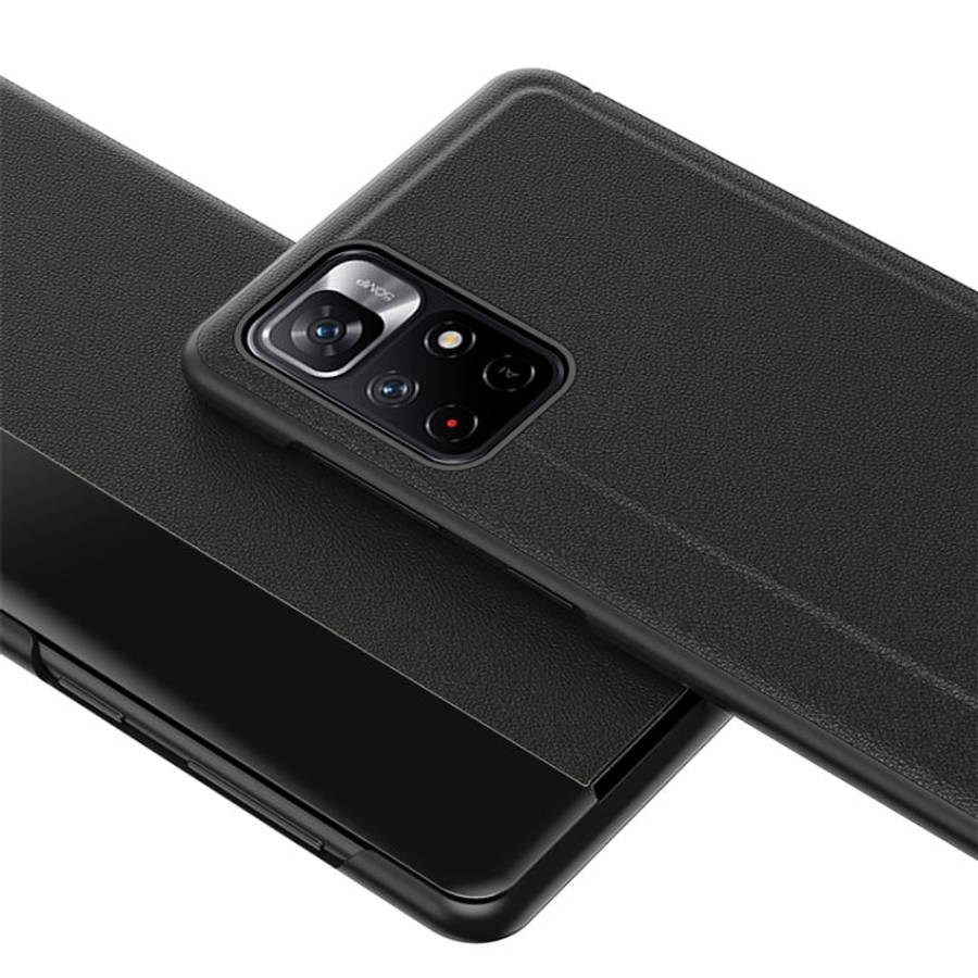 Window View Leather Phone Case, For Xiaomi Redmi Note 11, For Samsung Galaxy S22+ 5G