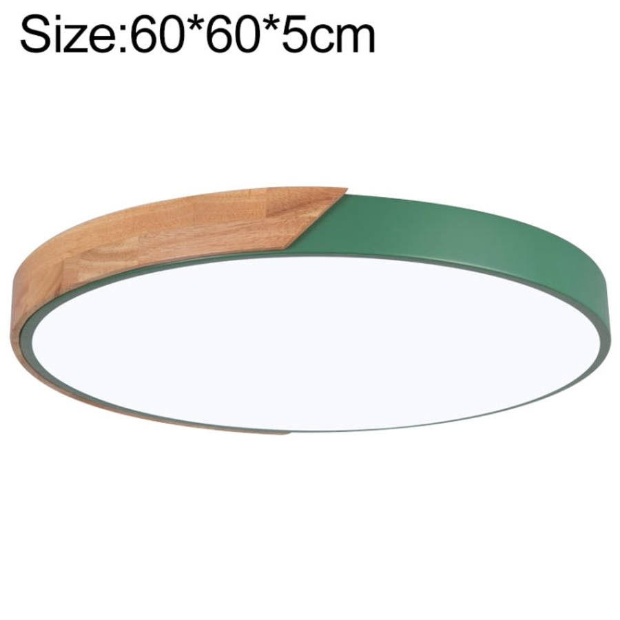 Wood Macaron LED Round Ceiling Lamp, White Light, 23cm, 30cm, 40cm, 50cm, 60cm