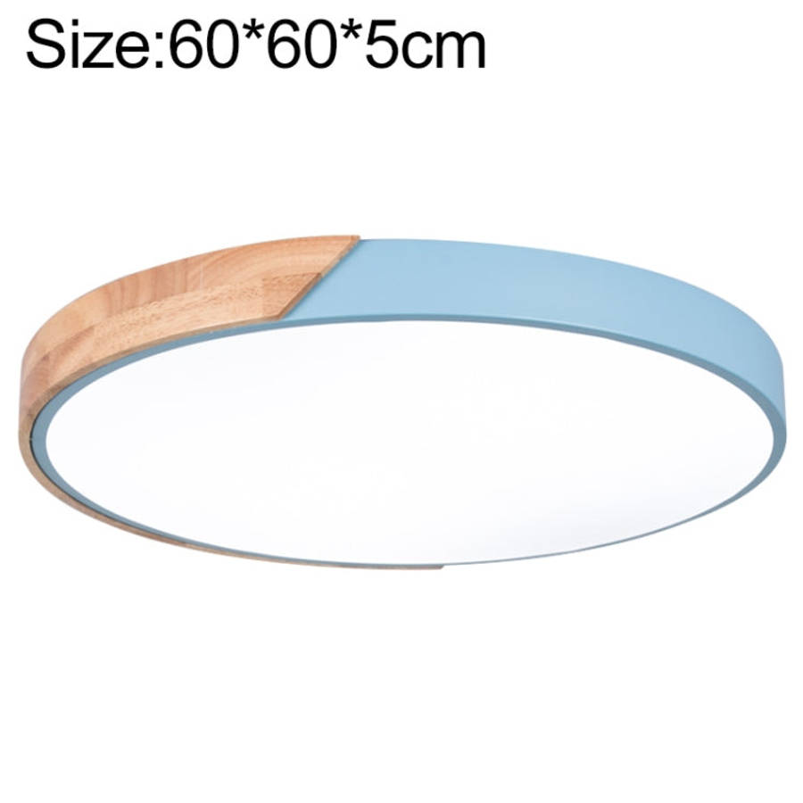 Wood Macaron LED Round Ceiling Lamp, White Light, 23cm, 30cm, 40cm, 50cm, 60cm
