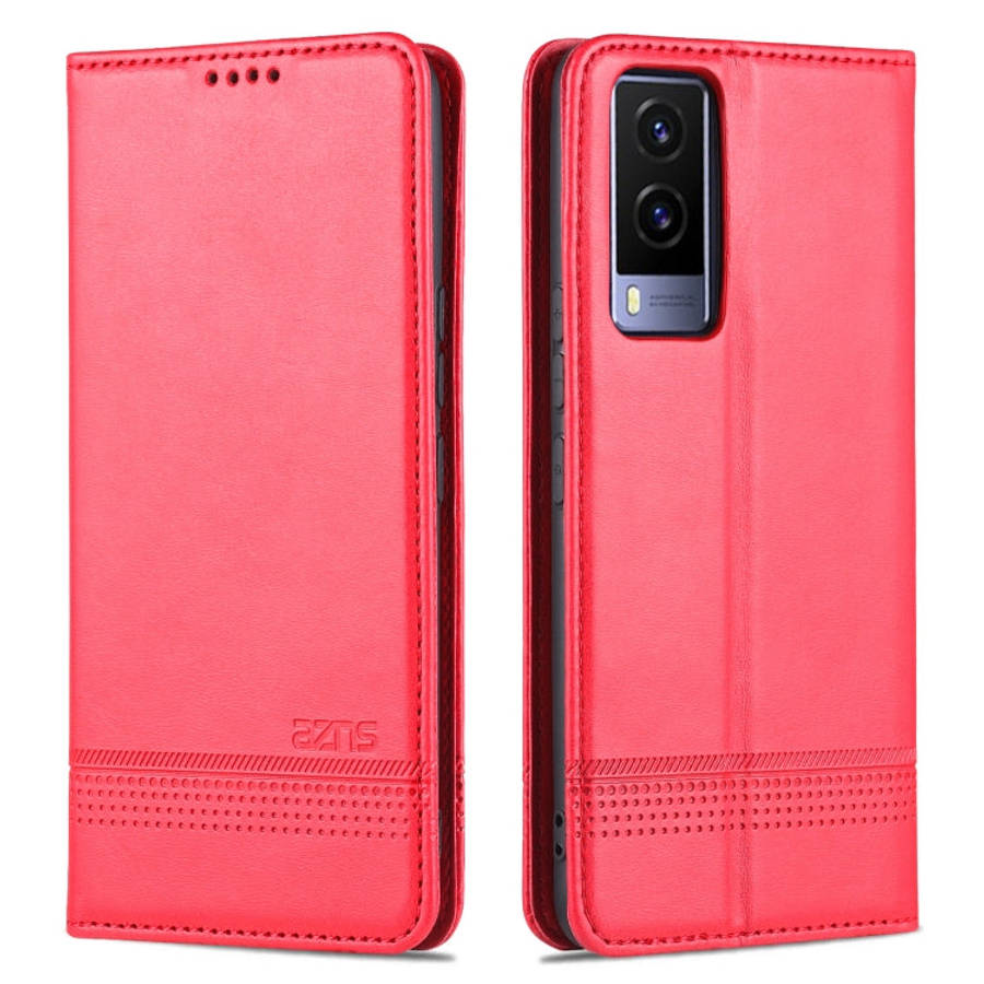 AZNS Magnetic Calf Texture Horizontal Flip Leather Phone Case, For vivo Y71t / V21e 5G, For Samsu...