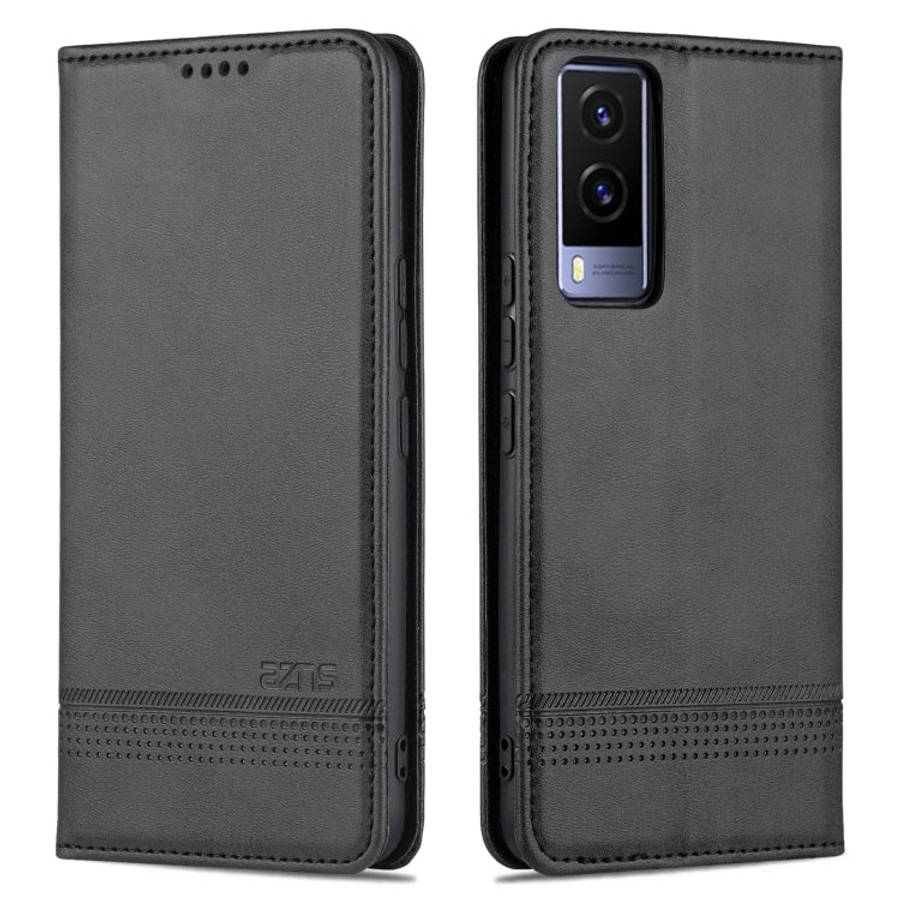 AZNS Magnetic Calf Texture Horizontal Flip Leather Phone Case, For vivo Y71t / V21e 5G, For Samsu...
