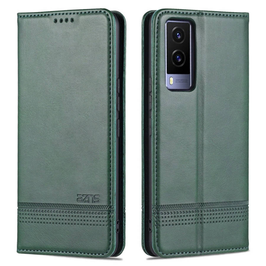 AZNS Magnetic Calf Texture Horizontal Flip Leather Phone Case, For vivo Y71t / V21e 5G, For Samsu...