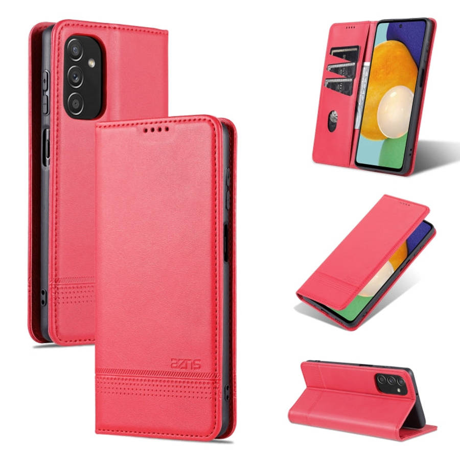 AZNS Magnetic Calf Texture Horizontal Flip Leather Phone Case, For vivo Y71t / V21e 5G, For Samsu...