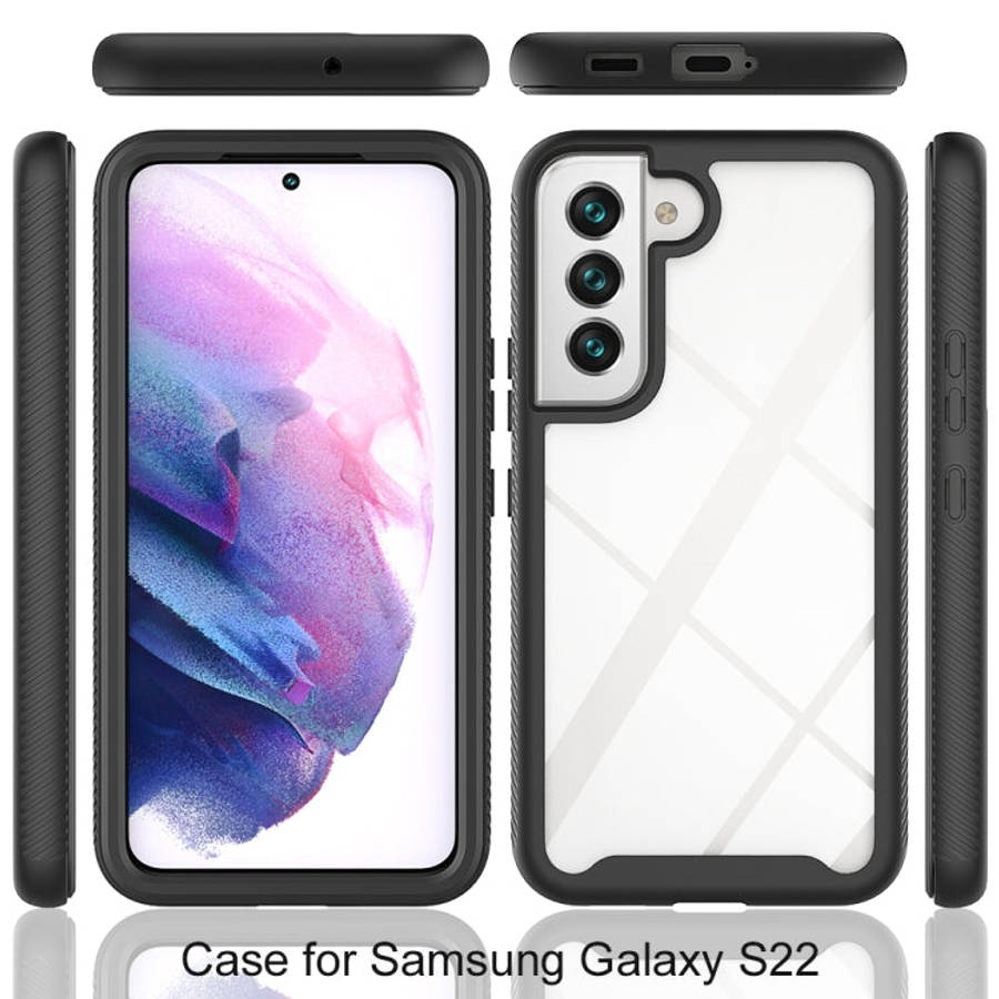Starry Sky Solid Color PC + TPU Phone Case, For Samsung Galaxy S22 5G, For Samsung Galaxy S22+ 5G