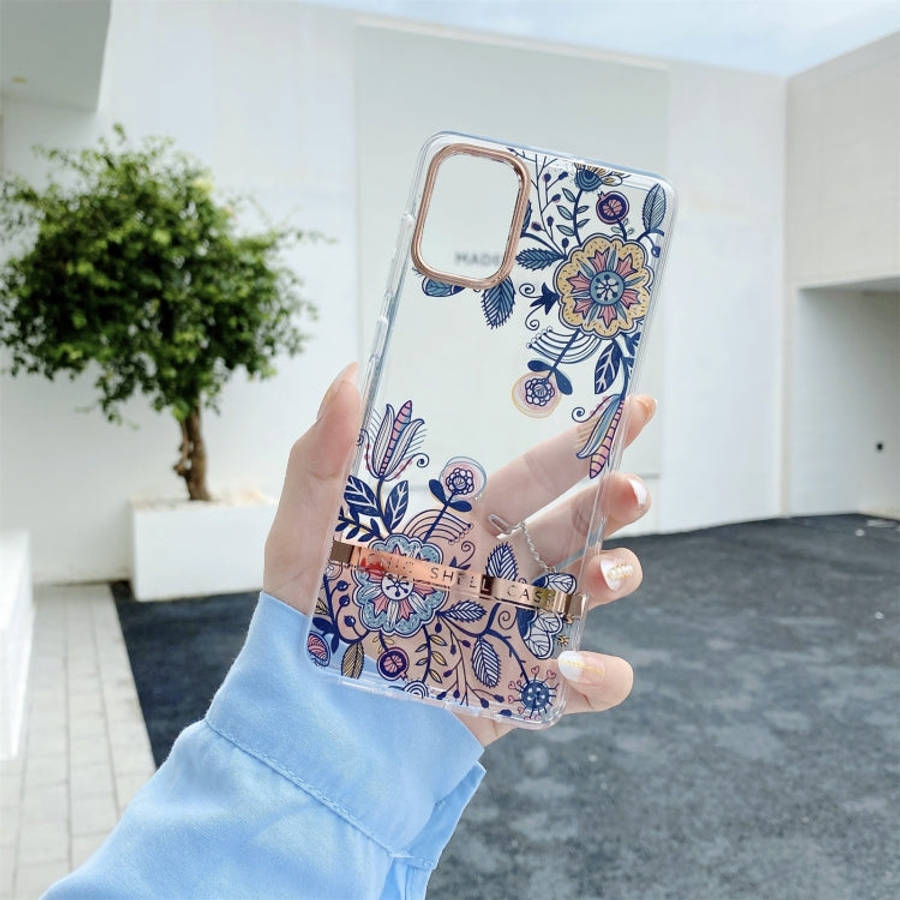 Translucent Plating Flower Phone Case, For Samsung Galaxy S22 5G, For Samsung Galaxy S22+ 5G, For...
