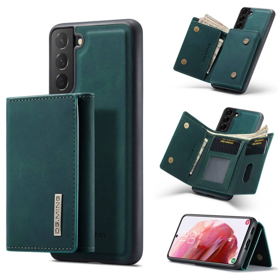 DG.MING M1 Series 3-Fold Multi Card Wallet + Magnetic Phone Case, For Samsung Galaxy S22 5G, For ...