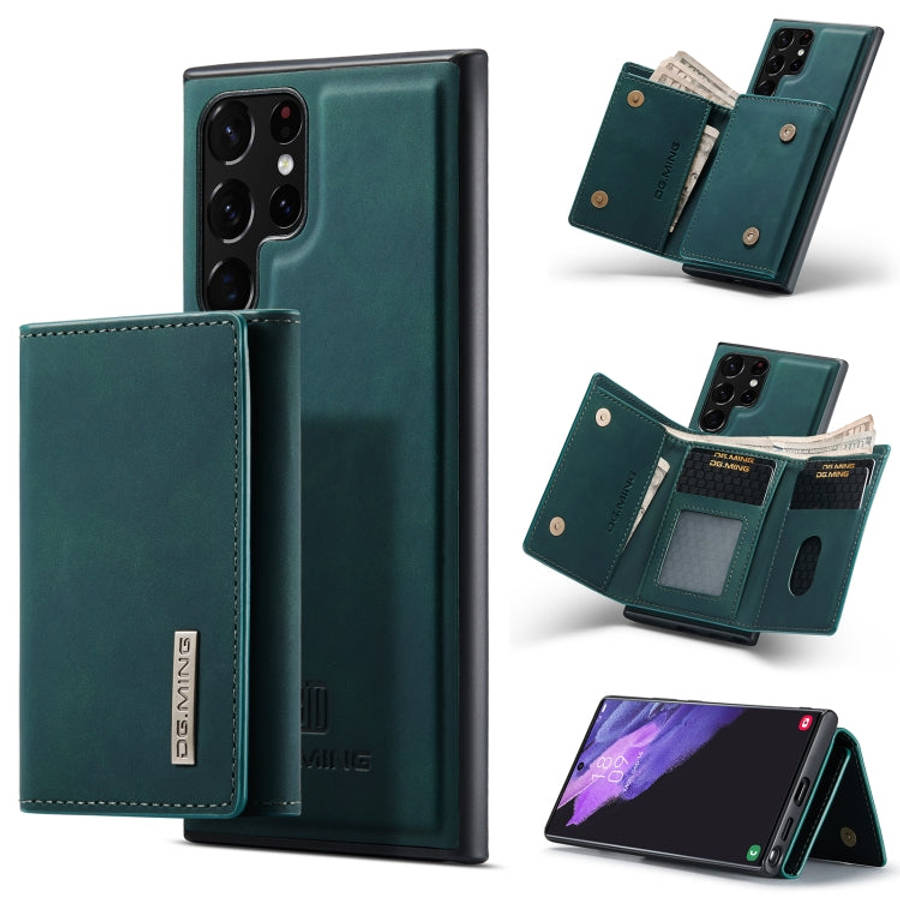 DG.MING M1 Series 3-Fold Multi Card Wallet + Magnetic Phone Case, For Samsung Galaxy S22 5G, For ...