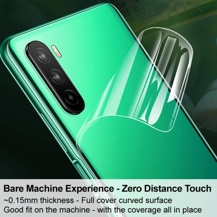 2 PCS imak Curved Full Screen Protector Hydrogel Film Back Protector, For Honor 60, For Honor 60 ...