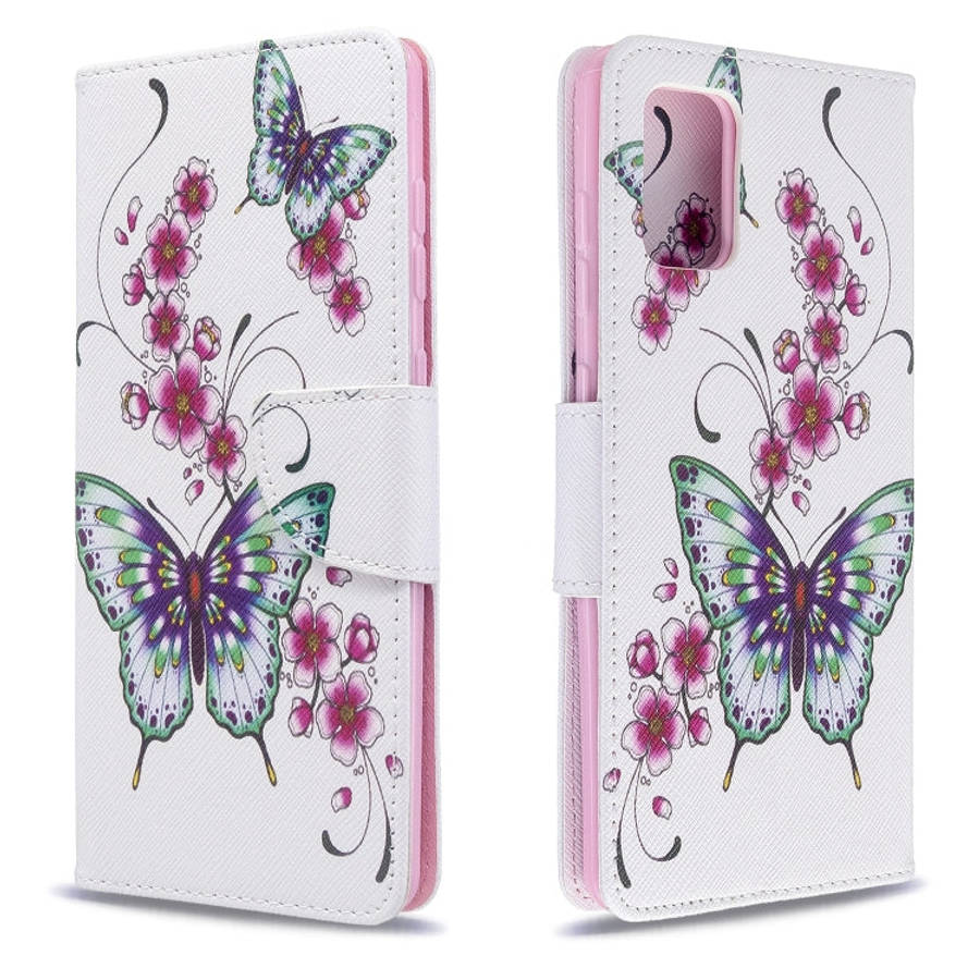 Colored Drawing Pattern Horizontal Flip Leather Case with Holder & Card Slots & Wallet, For Galax...