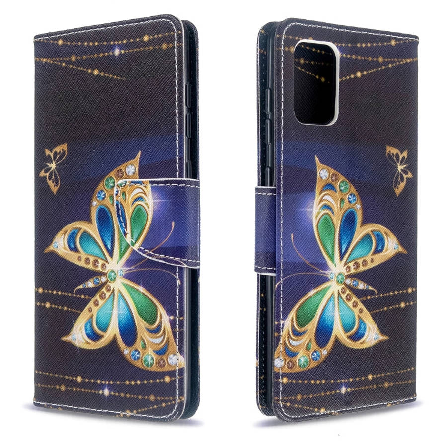 Colored Drawing Pattern Horizontal Flip Leather Case with Holder & Card Slots & Wallet, For Galax...