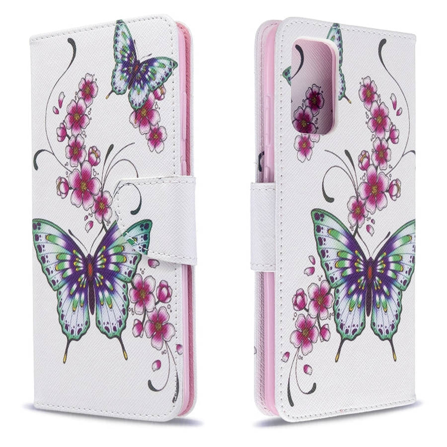 Colored Drawing Pattern Horizontal Flip Leather Case with Holder & Card Slots & Wallet, For Galax...