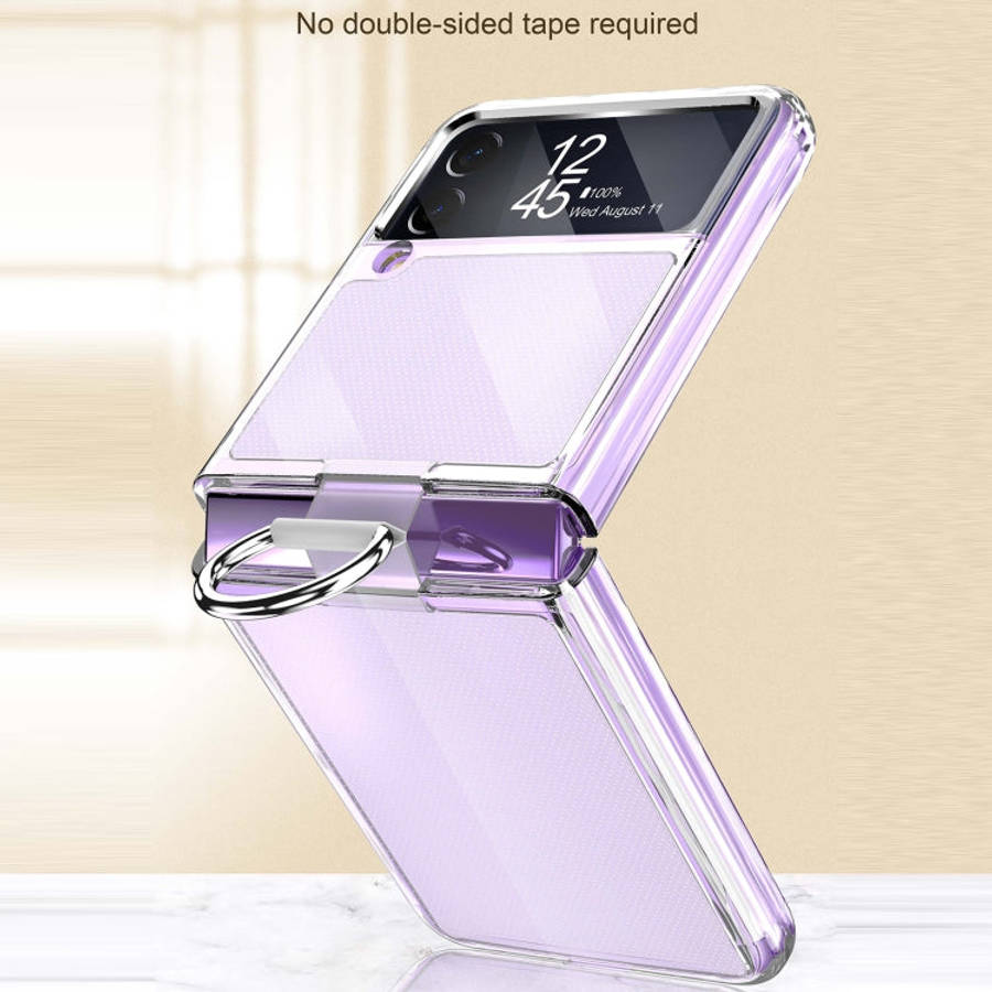 PC + PVC Ring Phone Case, For Samsung Galaxy Z Flip3 5G
