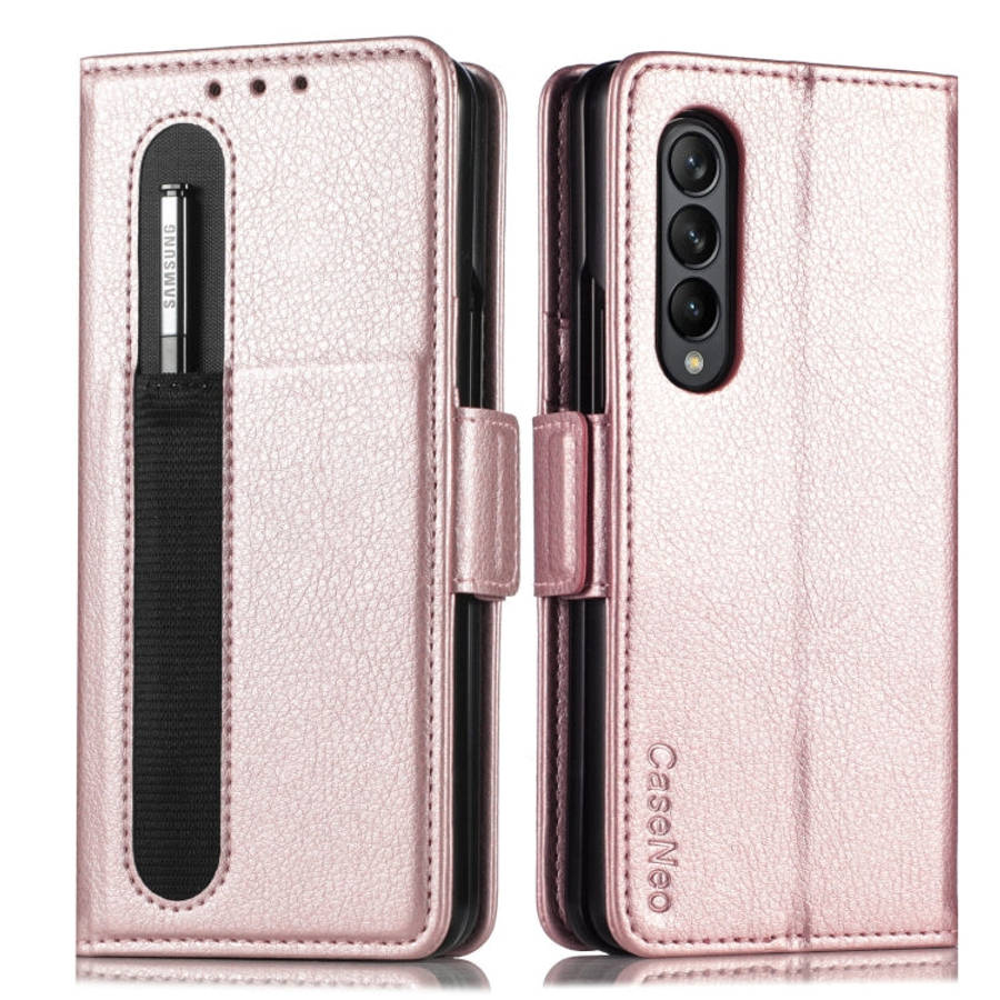 Multi-function Card Pen Slot Leather Phone Case, For Samsung Galaxy Z Fold3 5G