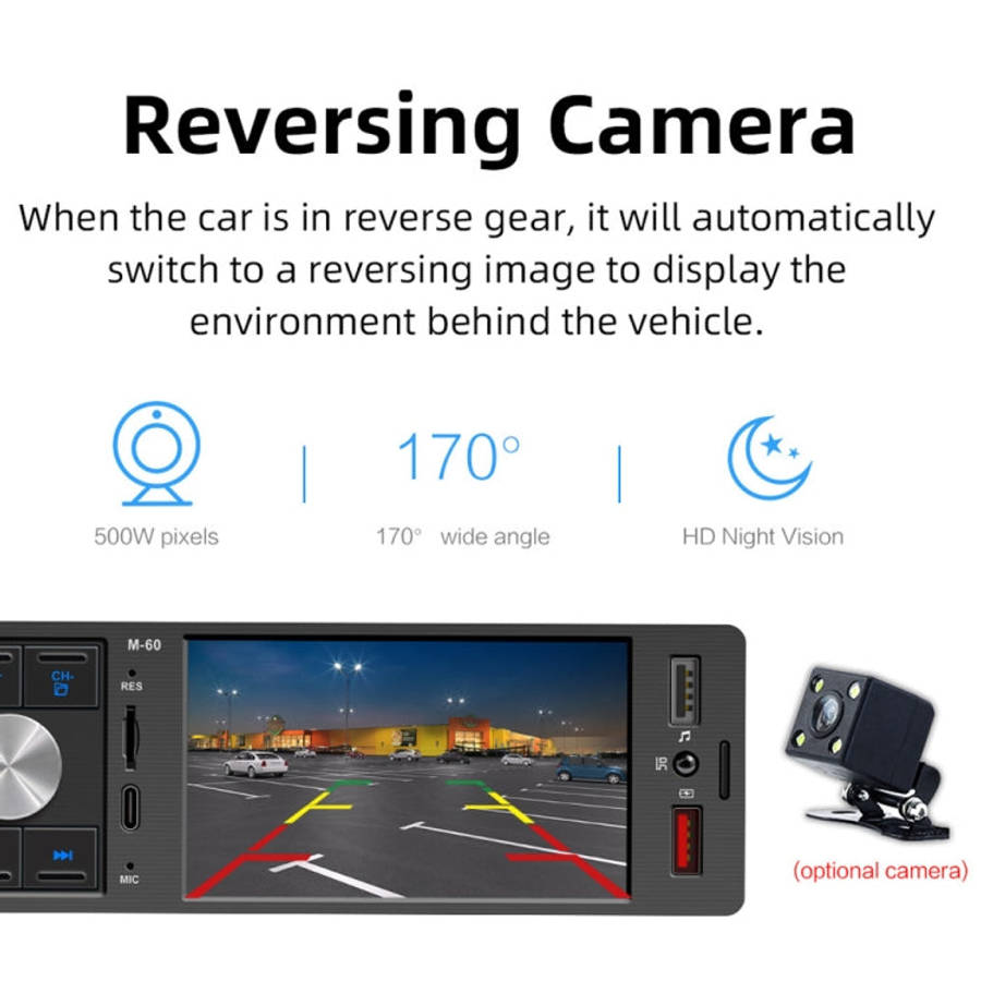 4.0 inch Touch Screen Car Radio Receiver Bluetooth MP5 Player with Remote Control, FM60