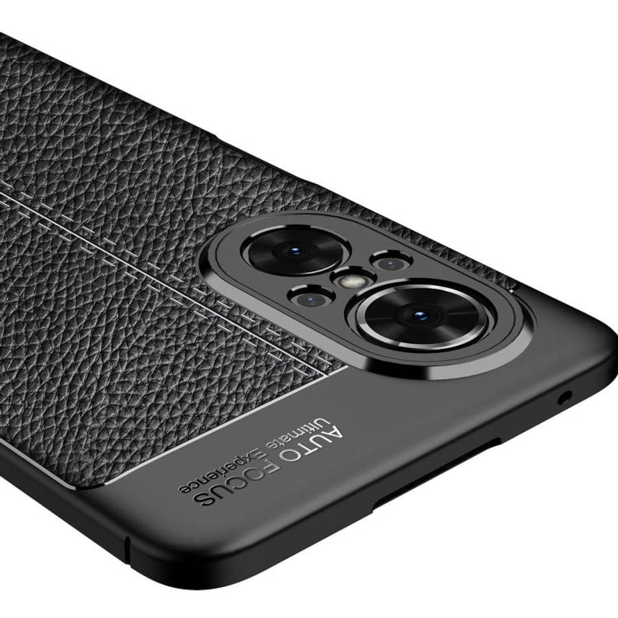 Litchi Texture Shockproof TPU Phone Case, For Huawei nova 9 SE, For Xiaomi Poco M4 Pro Fine Hole ...