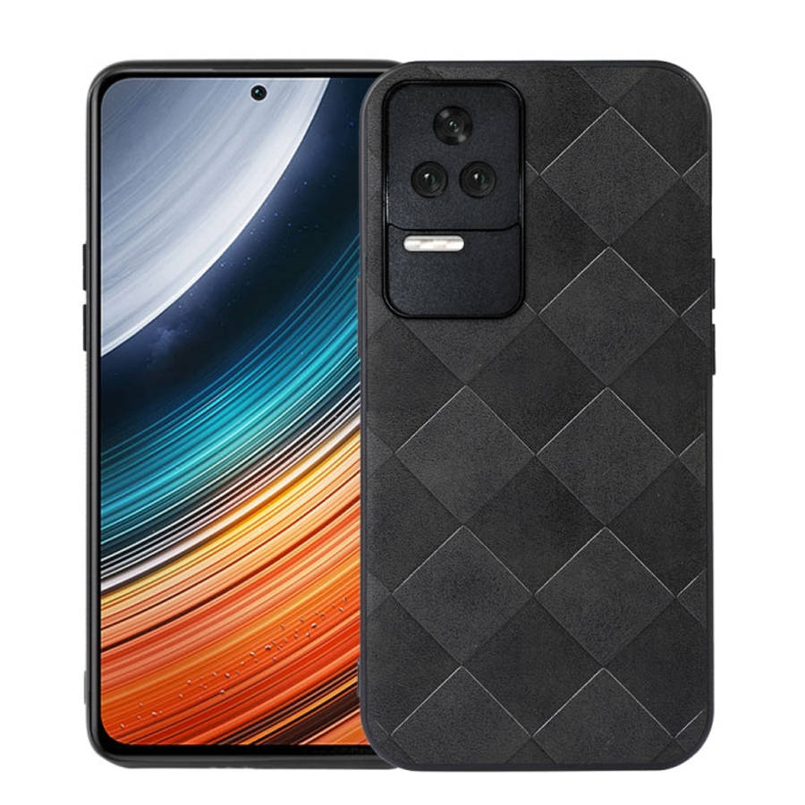 Weave Plaid PU Phone Case, For Xiaomi Redmi K40S 5G, For Xiaomi Redmi Note 11 4G / Note 11S, For ...